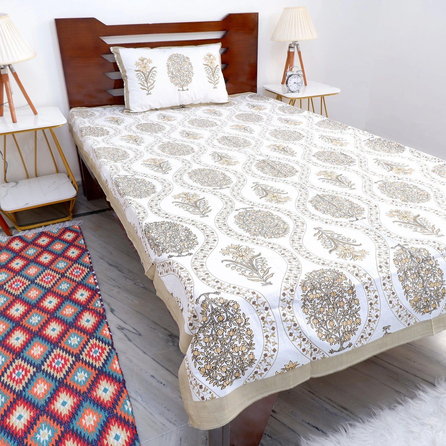 100% Pure Cotton Bed Sheet | Yami